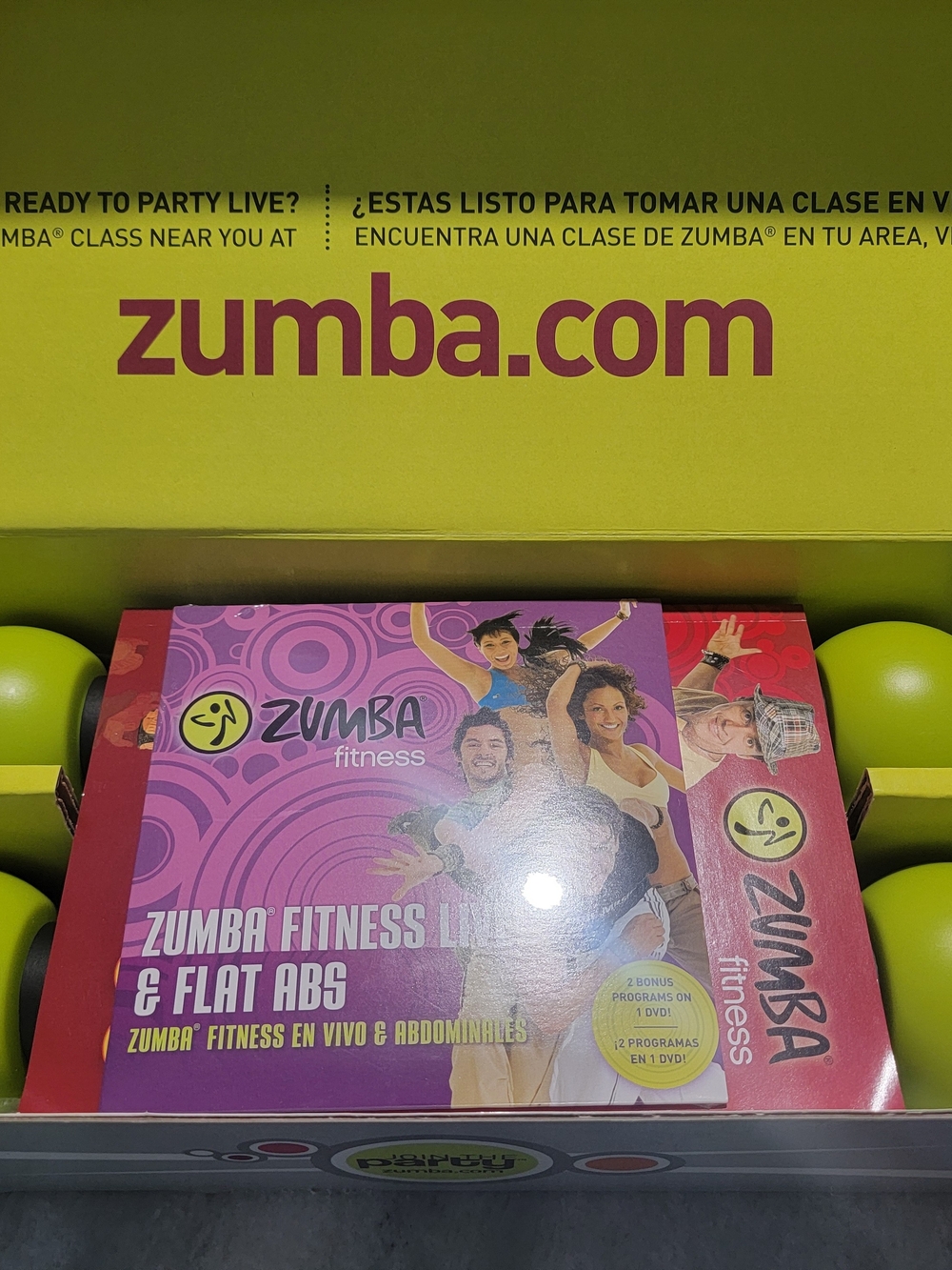 Zumba Fitness Fitness Lime Green Party Weight Set - Zumba Fitness Brand
